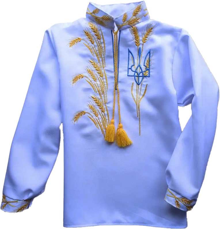 Haftowana koszula dla chłopca: "Spikes" w kolorze niebieski, 92/98cm