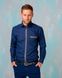 Men's blue PLANK shirt with gray embroidery, 38